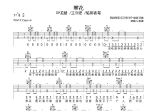 DP龙猪 /王云宏 /陷阱表哥《翠花》吉他谱_C调吉他弹唱谱