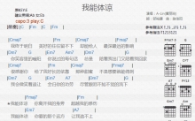 A-Lin《我能体谅》吉他谱_C调吉他弹唱谱_和弦谱