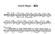Dave Weckl《island magic 魔岛》鼓谱_架子鼓谱