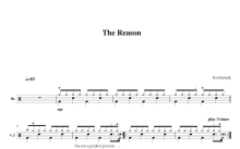 Hoobastank《the reason》鼓谱_架子鼓谱