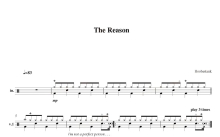 Hoobastank《the reason》鼓谱_架子鼓谱