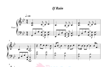 萨吉《If Rain》钢琴谱