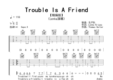 Lenka《Trouble Is A Friend》吉他谱_C调吉他弹唱谱
