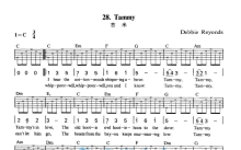 Debbie Reynolds《Tammy》吉他谱_C调吉他弹唱谱