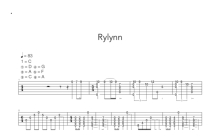 Andy McKee《Rylynn》吉他谱_吉他独奏谱