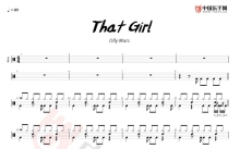 olly murs《That Girl》鼓谱_架子鼓谱