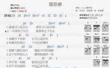 A-Lin《罪恶感》吉他谱_G调吉他弹唱谱_和弦谱