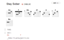 CNBLUE《Stay Sober》吉他谱_C调吉他弹唱谱_和弦谱