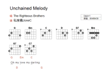 TheRighteousBrothers《Unchainded Melody》吉他谱_G调吉他弹唱谱_和弦谱