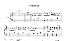 Nathan Evans《Wellerman》钢琴谱
