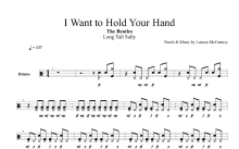 Beatles《I Want to Hold Your Hand》鼓谱_架子鼓谱