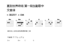 灌篮高手《直到世界终结》吉他谱_吉他弹唱谱_和弦谱