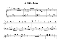 冯曦妤《A Little Love》钢琴谱