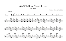 Van Halen《Ain't Talkin' Bout Love》鼓谱_架子鼓谱