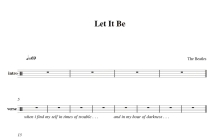 Beatles -《Let It Be》鼓谱_架子鼓谱