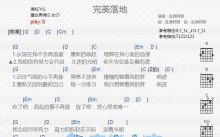 乱弹阿翔《完美落地》吉他谱_G调吉他弹唱谱_和弦谱