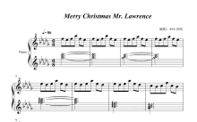 《Merry Christmas Mr Lawrence》钢琴谱