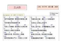 林子祥《三人行》_G调尤克里里谱