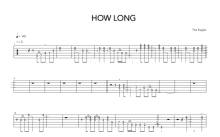 Eagles《How Long》吉他谱_C调吉他独奏谱