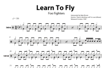 FooFighters《Learn To Fly》鼓谱_架子鼓谱
