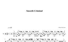 Michael Jackson《smooth criminal》鼓谱_架子鼓谱