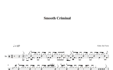 Michael Jackson《smooth criminal》鼓谱_架子鼓谱