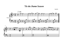 Taylor Swift《Tis the Damn Season》钢琴谱（圣诞歌曲）