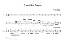 Shadow Gallery《Crystalline Dream》鼓谱_架子鼓谱