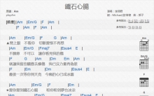 李翊君《铁石心肠》吉他谱_C调吉他弹唱谱_和弦谱