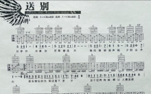 唐朝乐队《送别》吉他谱_C调吉他弹唱谱