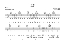 刘大壮《羽毛》吉他谱_C调吉他弹唱谱