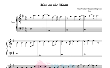 《Man on the Moon》钢琴谱