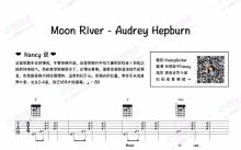 《Moon River》吉他谱_吉他弹唱谱