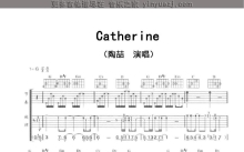 陶喆《Catherine》吉他谱_G调吉他弹唱谱