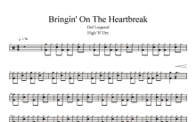 Def Leppard《Bringin' on the heartbreak》鼓谱_架子鼓谱