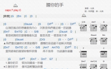 光良《握你的手》吉他谱_C调吉他弹唱谱_和弦谱