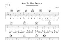 Kina/Adriana Proenza《Can We Kiss Forever》吉他谱_C调吉他弹唱谱