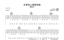 傅如乔《在草地上肆意奔跑》吉他谱_C调吉他弹唱谱