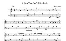 凯拉·奈特莉《A Step You Can't Take Back》钢琴谱