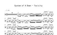 System of a Down《Toxicity》鼓谱_架子鼓谱