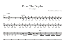 Neverlight《From The Depths》鼓谱_架子鼓谱