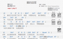 辛晓琪《爱的回答》吉他谱_C调吉他弹唱谱_和弦谱