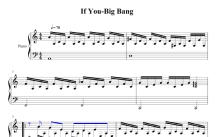 Big Bang《If You》钢琴谱