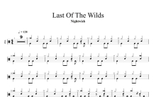 Nightwish《Last of the Wilds》鼓谱_架子鼓谱