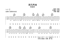 阿国哥《清风两袖》吉他谱_C调吉他弹唱谱