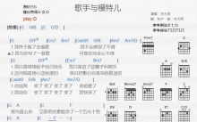 方大同《歌手与模特儿》吉他谱_G调吉他弹唱谱_和弦谱