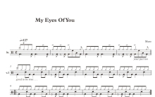 Muse《Can’t Take My Eyes Of You》鼓谱_架子鼓谱