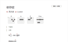 洛天依《依存症》吉他谱_吉他弹唱谱_和弦谱