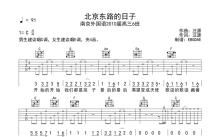 南京外国语《北京东路的日子》吉他谱_C调吉他弹唱谱