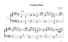 Skylar Grey《Coming Home》钢琴谱